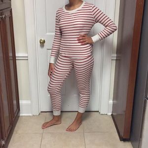 Stripped Christmas pajamas $5 for both